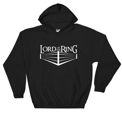 lord of the ring hoodie black